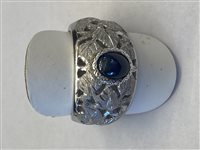 Anello Sommer Donna in Oro bianco Zaffiro ZAF CAB P C/Z ORI DI VICENZA - ZAF CAB P C/Z ORI DI VICENZA